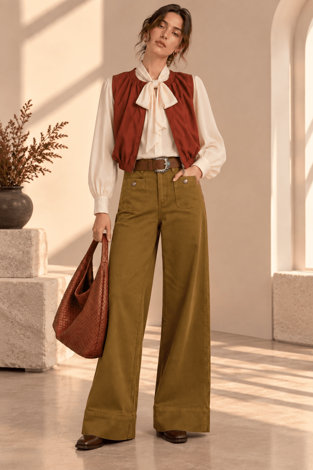 Pantalon large Utility